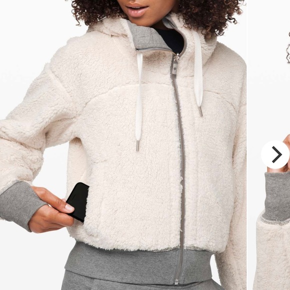 NWT! Lululemon Short Sweet and Sherpa Jacket M - Picture 2 of 4